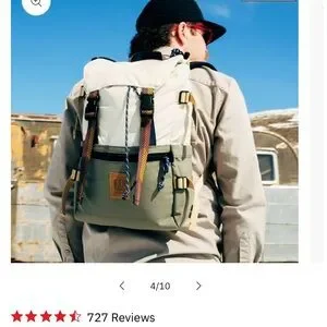 NWT: Topo Designs Blue and Green Backpack (brand new color!!) men or women Topo Designs | Bags | Nwt Topo Designs Blue And Green  main image 2